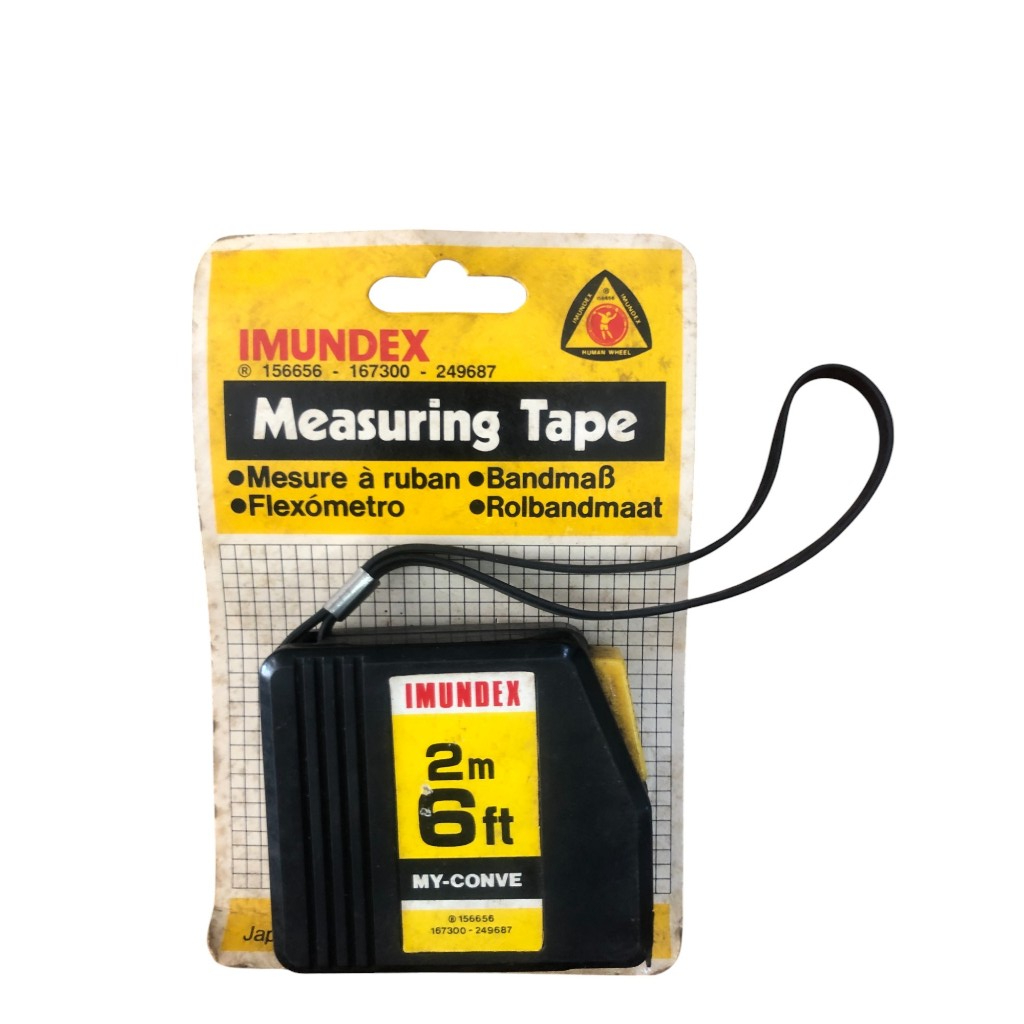 Meteran imundex 2m/6ft dan Daiyu 3m/10ft