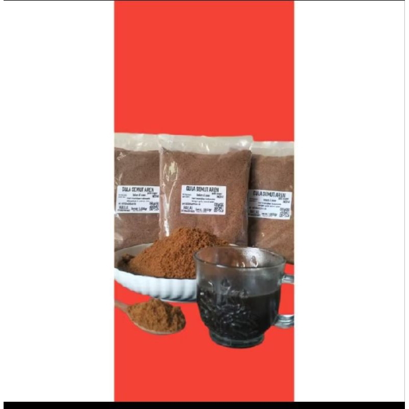 

gula aren serbuk non oven kemasan 1000grm