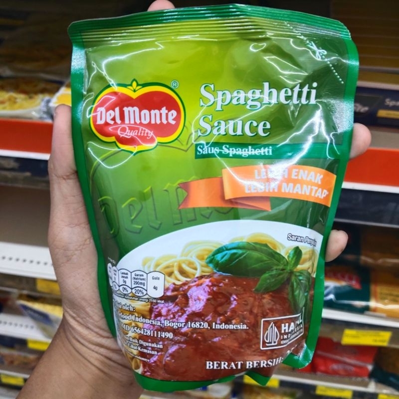 

DELMONTE Spaghetti Saus/ Saos Spageti 250gr