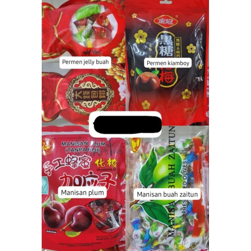 

Permen buah jelly dan aneka permen lainnya