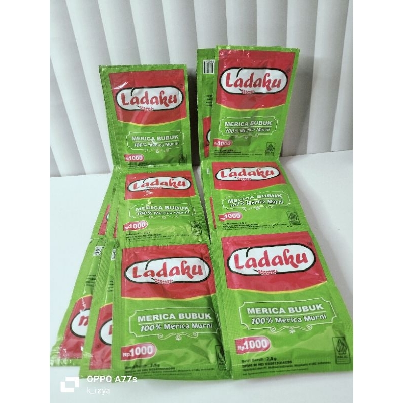 

Lada / merica bubuk Ladaku 1 renceng isi 12pc