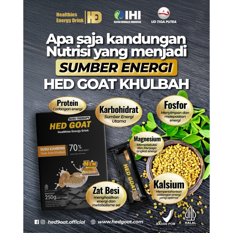 

Susu Kambing Premium Hed Goat 250gr