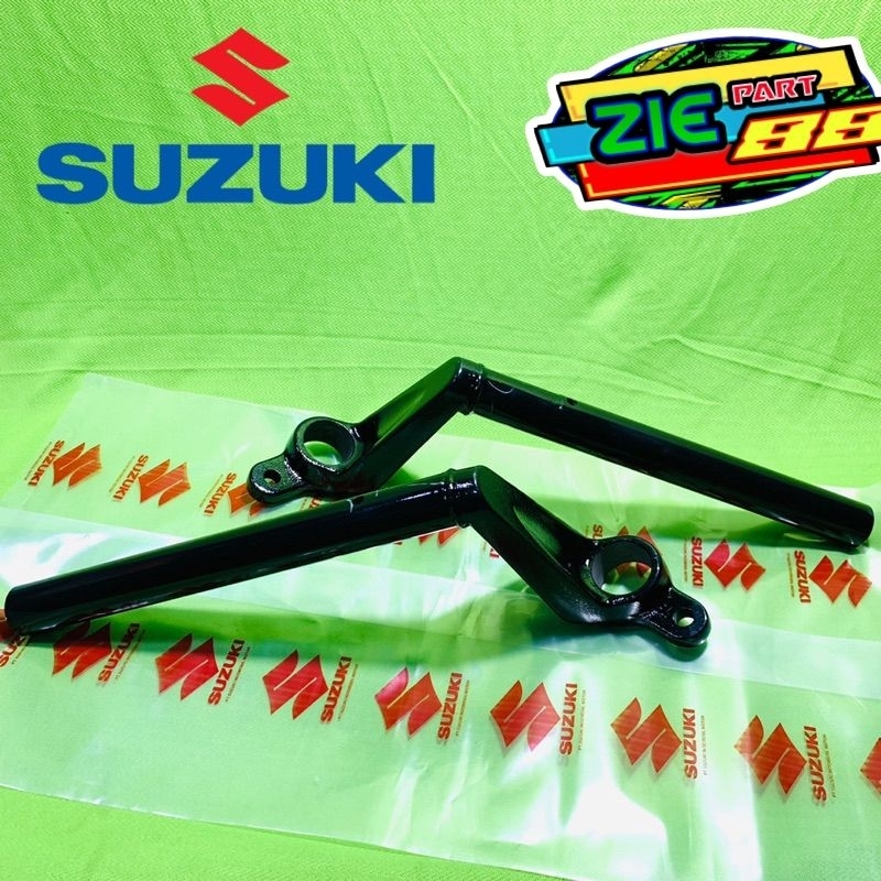 Stang setang stir jepit satria fu 150 original suzuki hitam baru