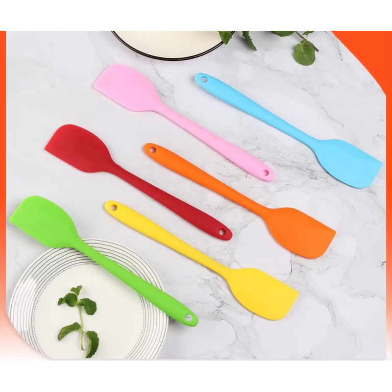 Spatula Silicon Tahan panas / Spatula Silikon Tahan Panas / Spatula Masak / Spatula Kue