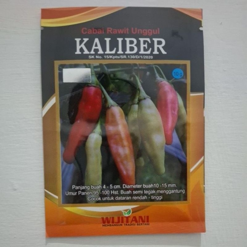 10 gram benih cabe cabai rawit setan KALIBER cap wijitani