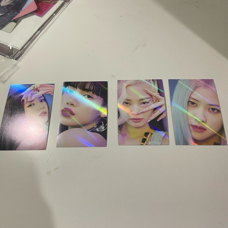 PHOTOCARD BLACKPINK LISA JENNIE ROSE JISOO TAKE ALL BENEFIT WITHDRAMA