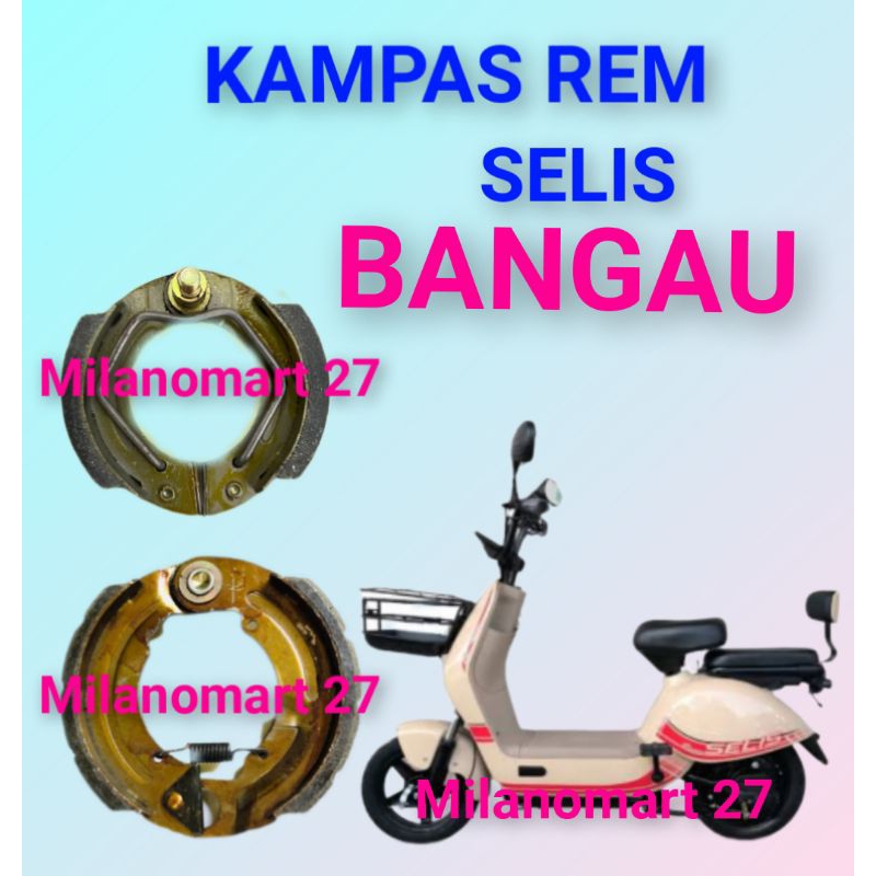 kampas rem selis bangau kampas rem sepeda listrik Selis BANGAU