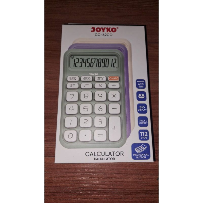 

calculator joyko cc-62 co