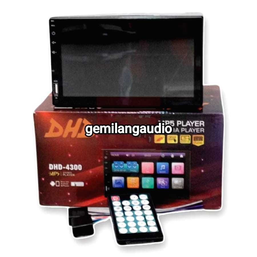 Headunit Doubledin 7 inch DHD-4300 DHD 4300 mp5 usb Mirrorlink Deckles