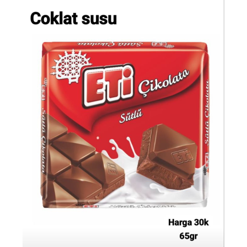 

Eti Sütlü chicolata