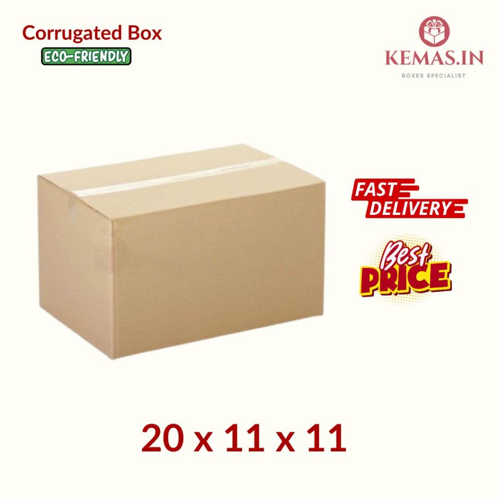 

Kardus Packing 20x11x11 - Kemasan Karton Box Dus Packaging Polos Murah Baru
