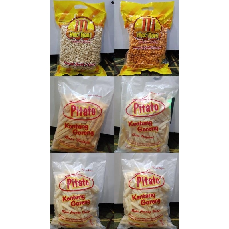 

PITATO MECRONI STIK BALADO KENTANG MAKARONI 350 GRAM
