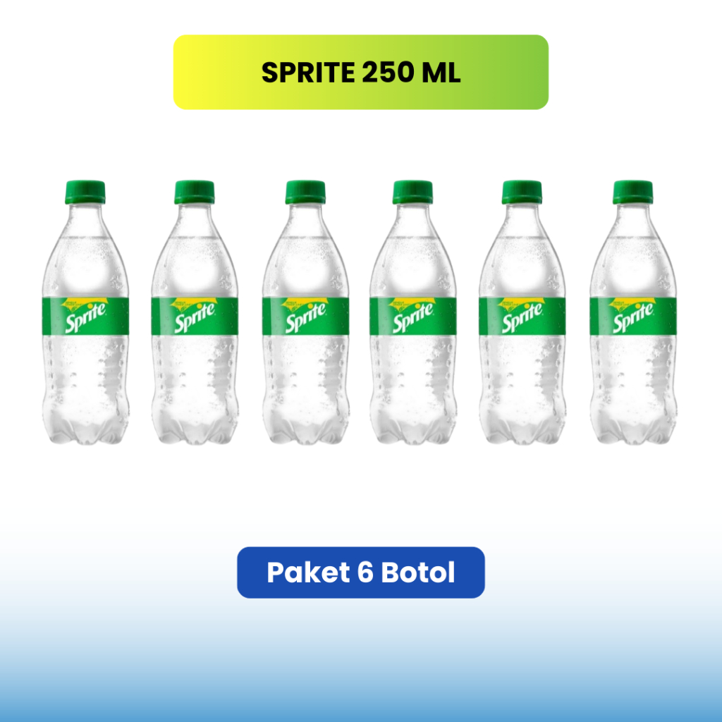 

Jual Sprite Ukuran 250 ml Paket 6 Botol