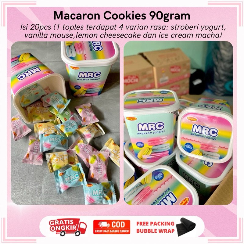 

RANJANI MRC MACARON COOKIES TOPLES ISI 20 | MACARON COOKIES 90GRAM