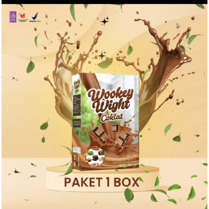 

Wookey Weight - Susu Penambah Berat Badan Rasa Coklat Chocolate 1 Paket