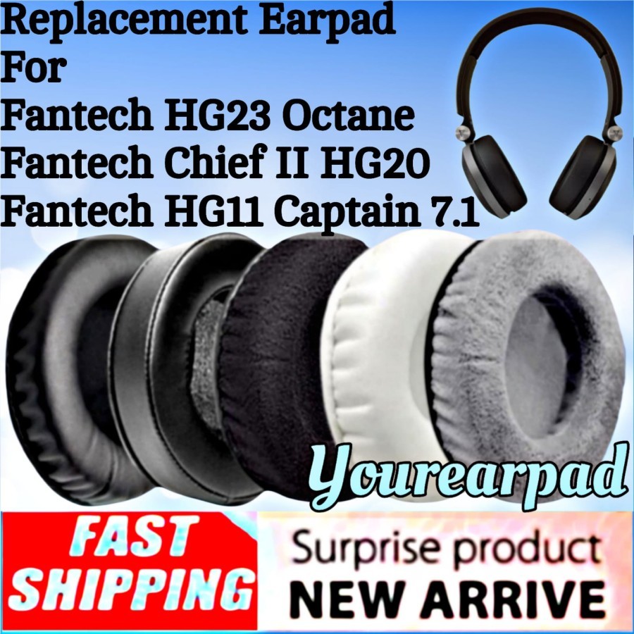 Earcup Foam Earpad Cushion Fantech HG23 Octane Chief II HG20 HG11 Captain 7.1
