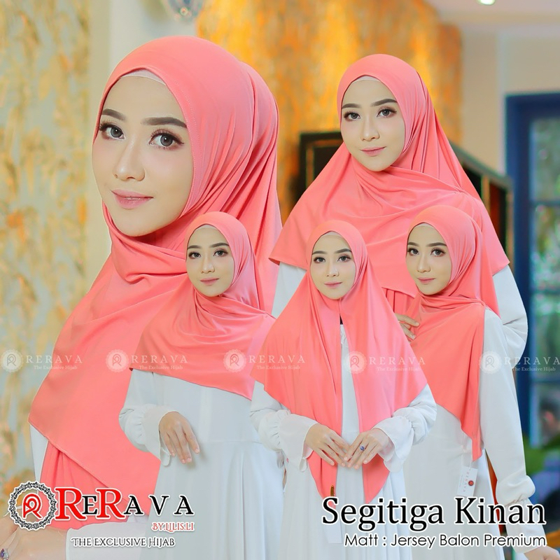 Hijab Instan Segi tiga instan dan phasmina  Jersey  Fremium Ory Rerava Jersey Exclusive