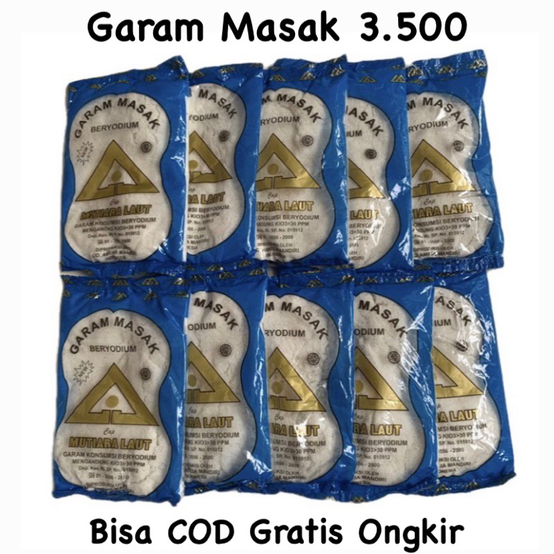 

COD Garam Masak Beryodium 100 gram Garam halus murah