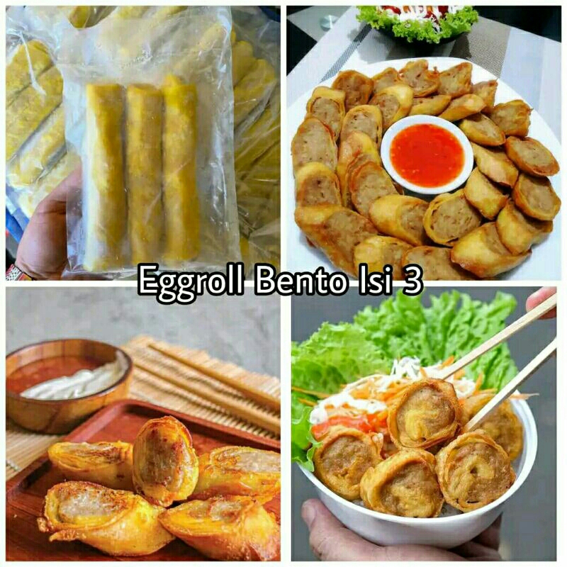 

Egg roll bento isi 3 lonjor / egg roll bento 15 potong