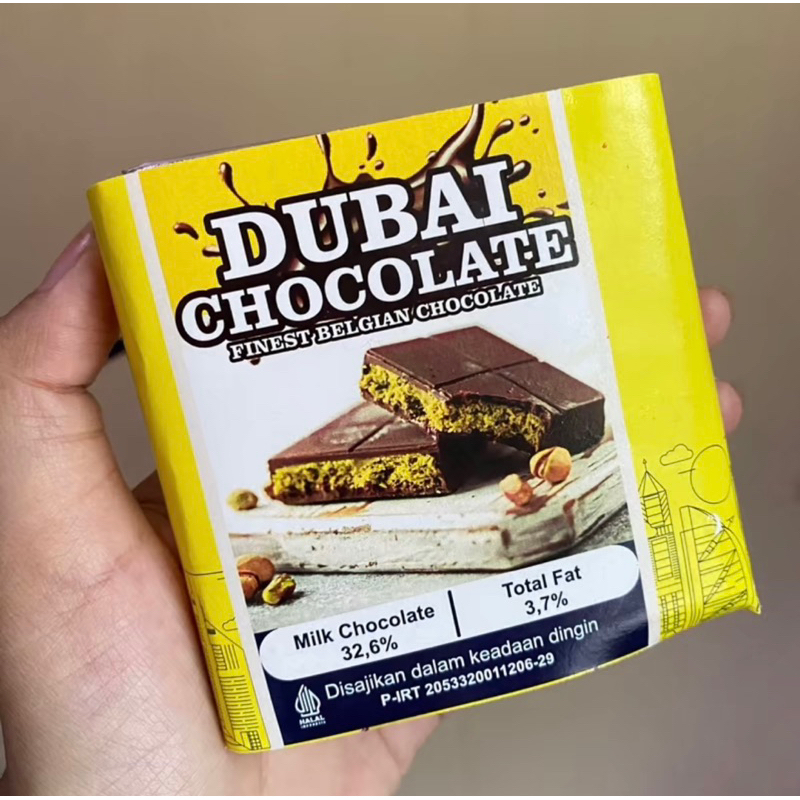

Coklat dubai mini Halal Coklat Dubai Chocolate Bar Crispy Pistachio/Pistachio Kunafa Chocolate Dubai/ Premium Belgium Chocolate/ Coklat Dubai Pistachio Kunafa
