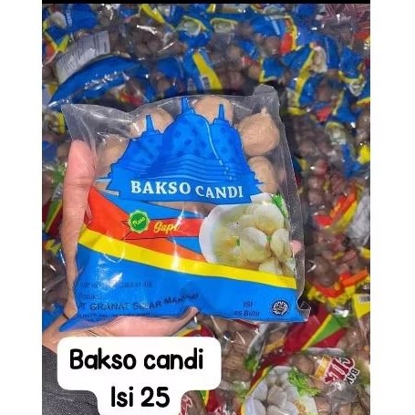 

BAKSO CANDI ISI 25 PCS BAL