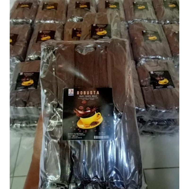 

Kopi hitam Robusta isi 10 pcs (1kg)