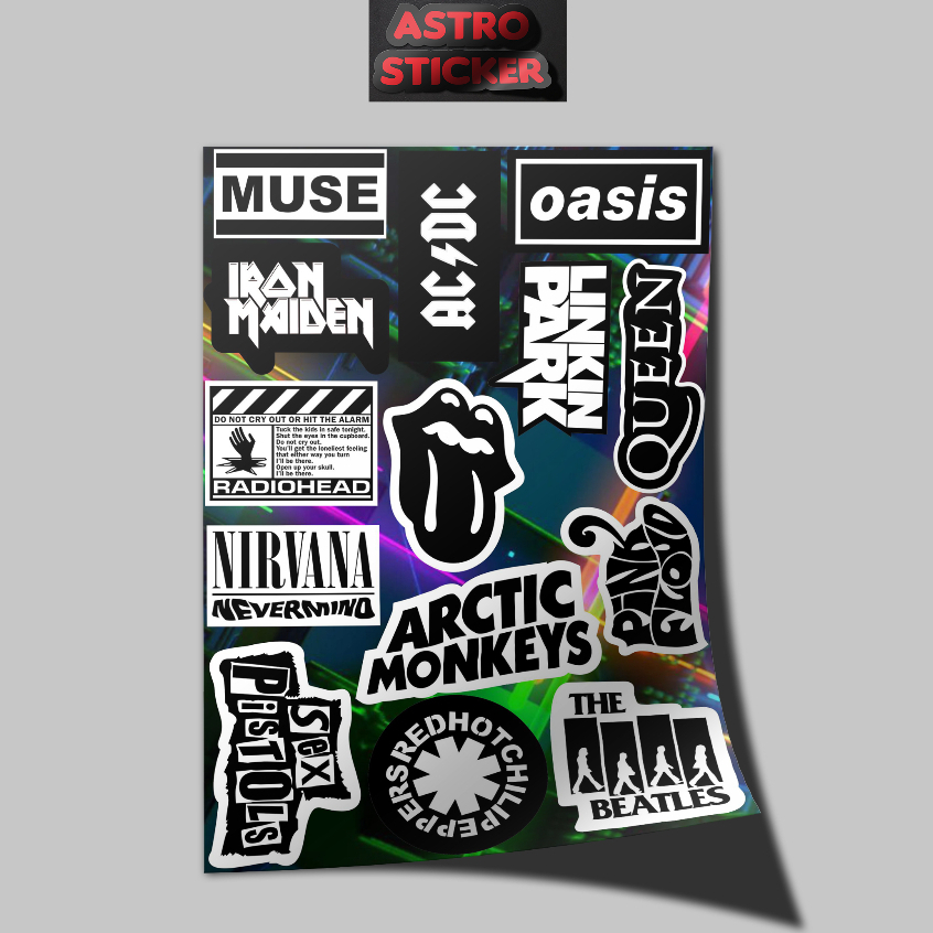 

Muse Stiker pack Vinyl Premium 16 pc: Kreativitas Tanpa Batas, Tahan Lama & Stylish!