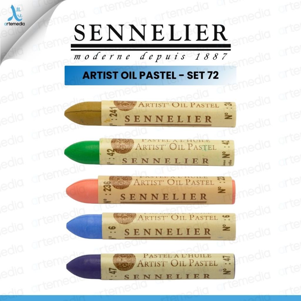 

Sennelier Artist Oil Pastel Color Set 72