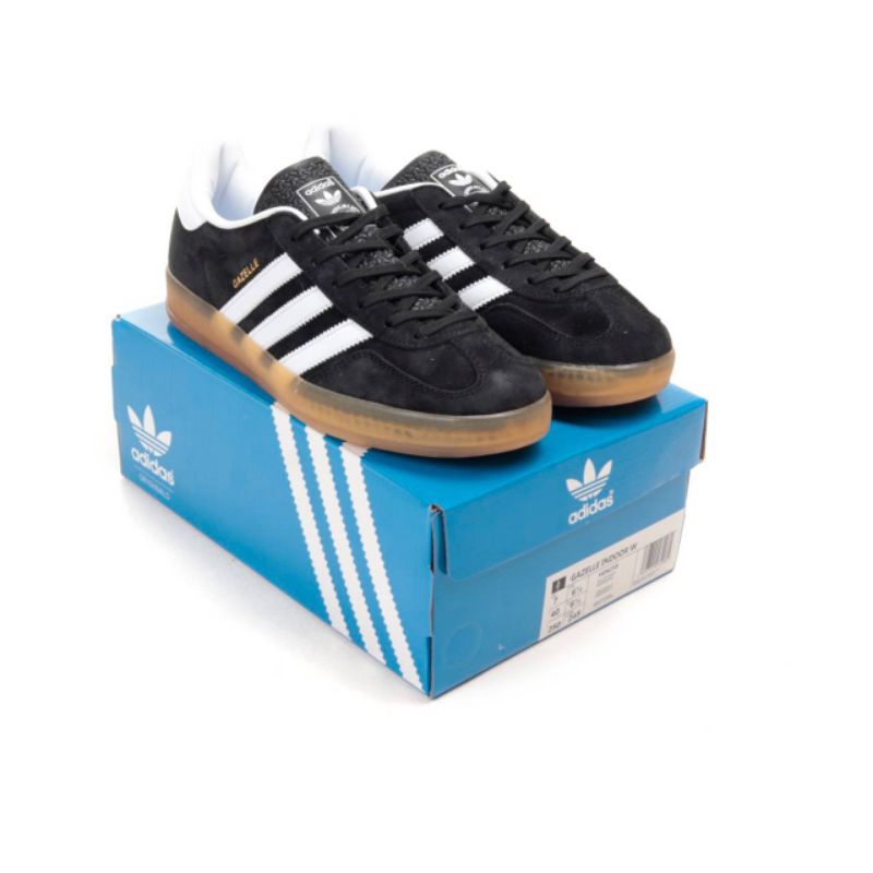 Adidas Gazelle Indoor Black White Gum - Adidas