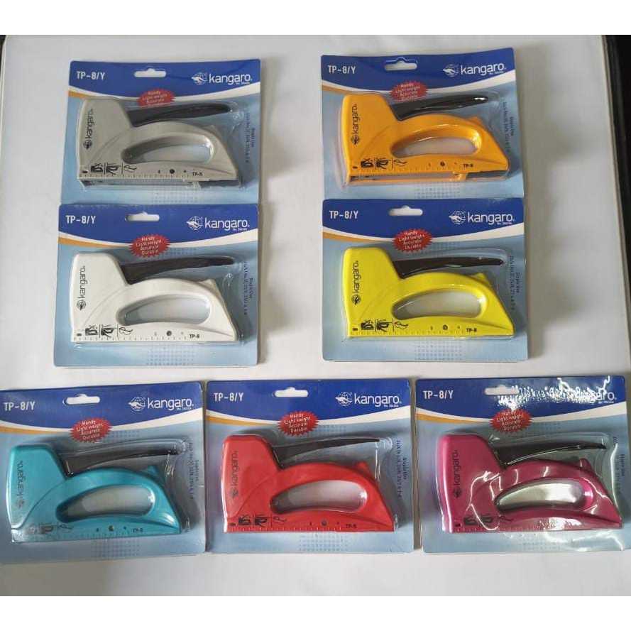 

Stapler Tembak Jok Kulit Motor / Stapler Kayu Plastik / Gun Tacker Plastik Kangaro TP8/Y Color