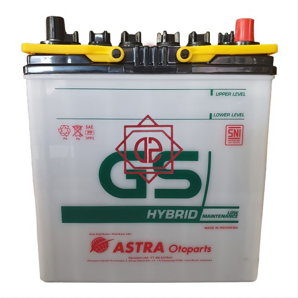 1pc GS HYBRID Accu Battery Aki Basah Mobil Agya Ayla Calya Sigra Brio Jazz Freed Mobilio NS40ZL 36B2