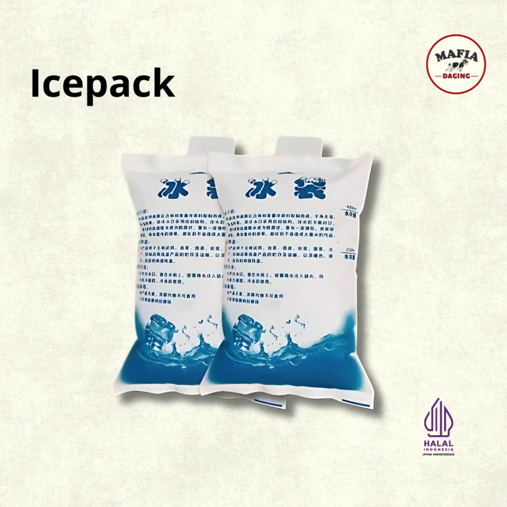 [Mafia Daging] ICE GEL PACK MEAT / DAGING SAPI / MAKANAN BEKU / JELLY ICE PACK