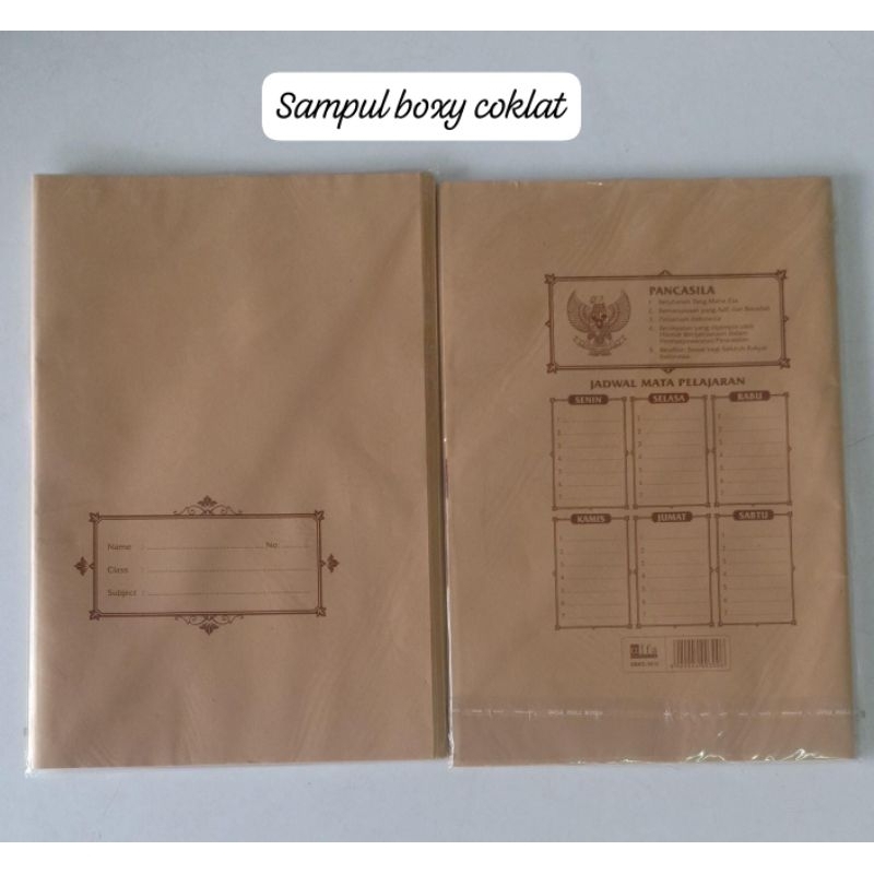 

SAMPUL BUKU BOXY COKLAT ISI 20 LEMBAR