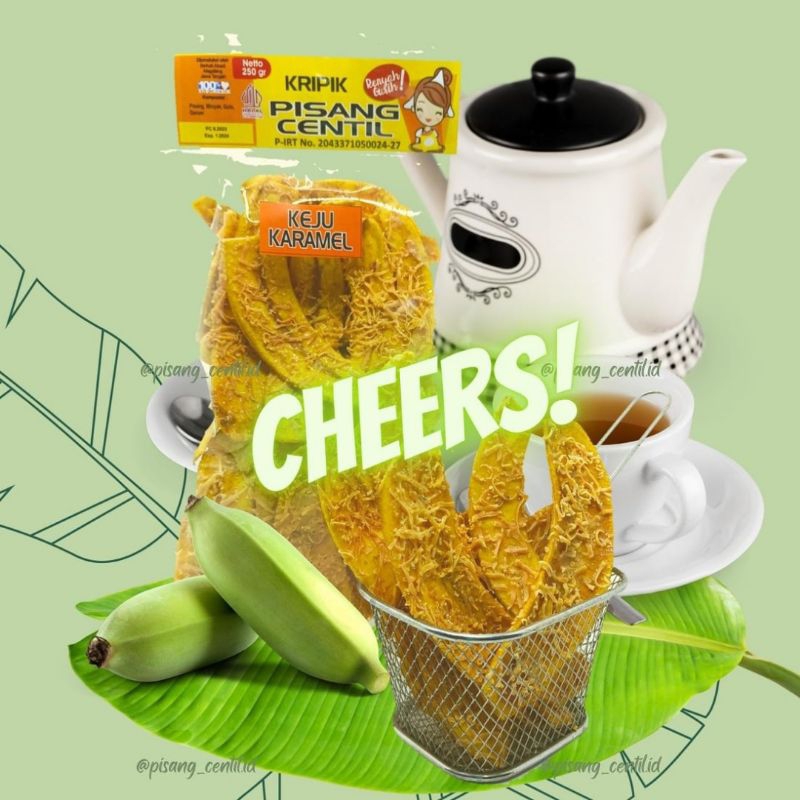 

Keripik Pisang Keju Karamel 1/4 Kg - Renyah, Gurih Free Ongkir