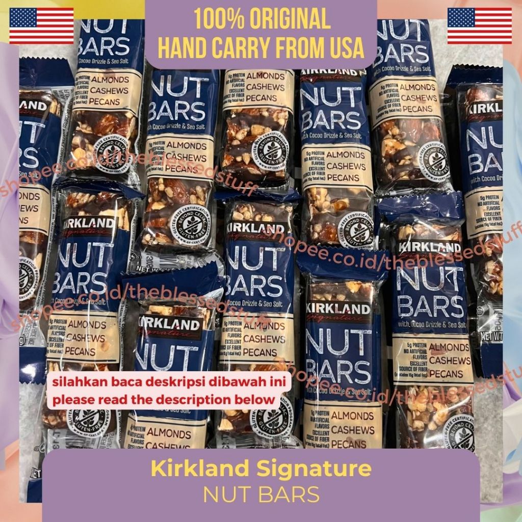 

Kirkland Signature Nut Bars 100% Original USA