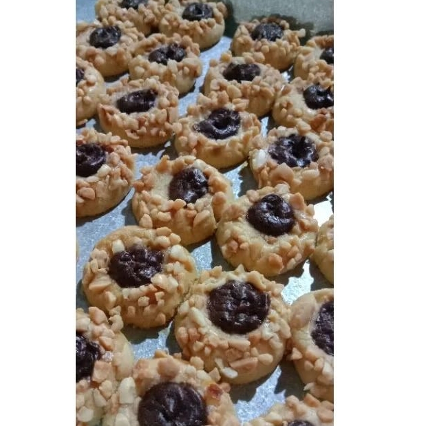

Kue Kering Thumbrint coklat Homemade Kue Lebaran Hampers Imlek