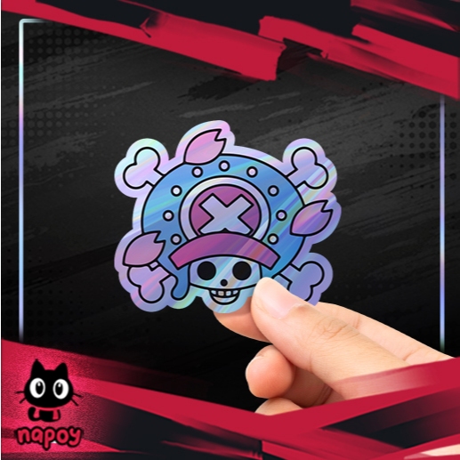

Stiker Hologram Anime One Piece - Chopper Logo
