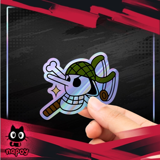 

Stiker Hologram Anime One Piece - Usop Logo
