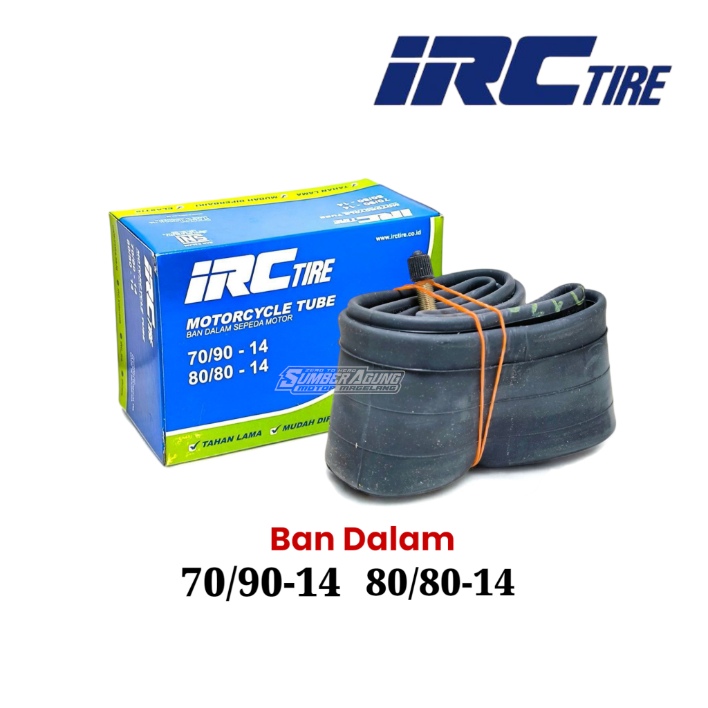 BAN DALAM IRC 80/80-14 70/90-14 BAN DEPAN MATIC ORIGINAL IRC