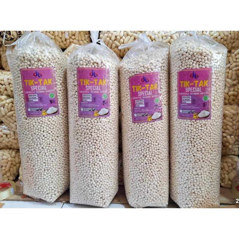 

TIK TAK KENCUR 1 BAL 3KG RENYAH TIDAK KERAS TIK TAK CIKUR