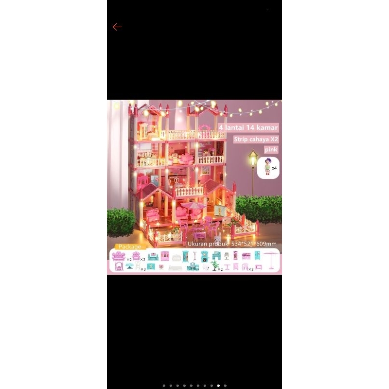 Preloved mainan anak rumah boneka