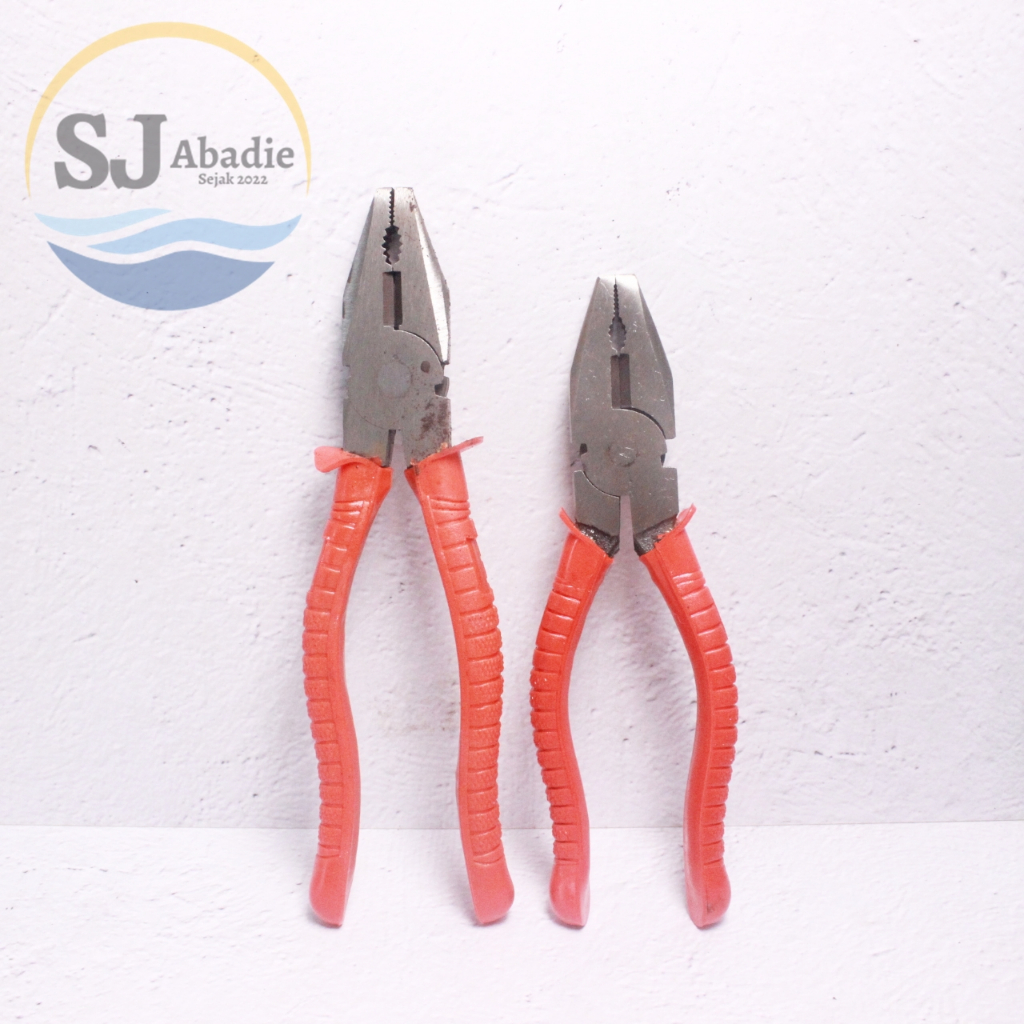 (1 PC) DIAMOND Tang Karet Kombinasi  Gagang Karet 6 7 8 Inch Combination Pliers | SJ ABADIE |
