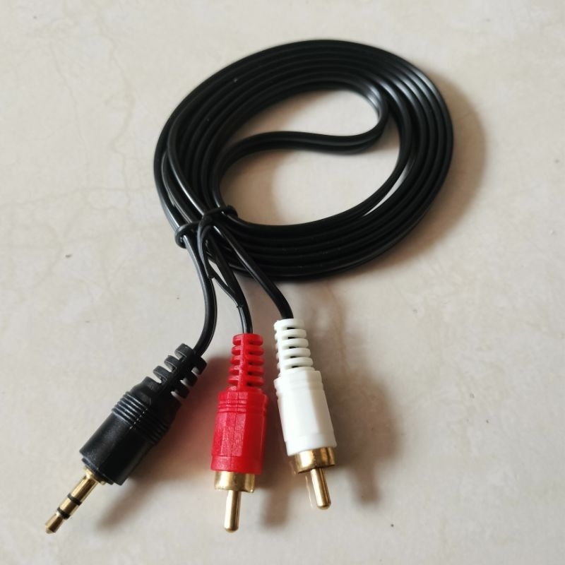 Kabel Audio Jack AUX 2in1 1.5m