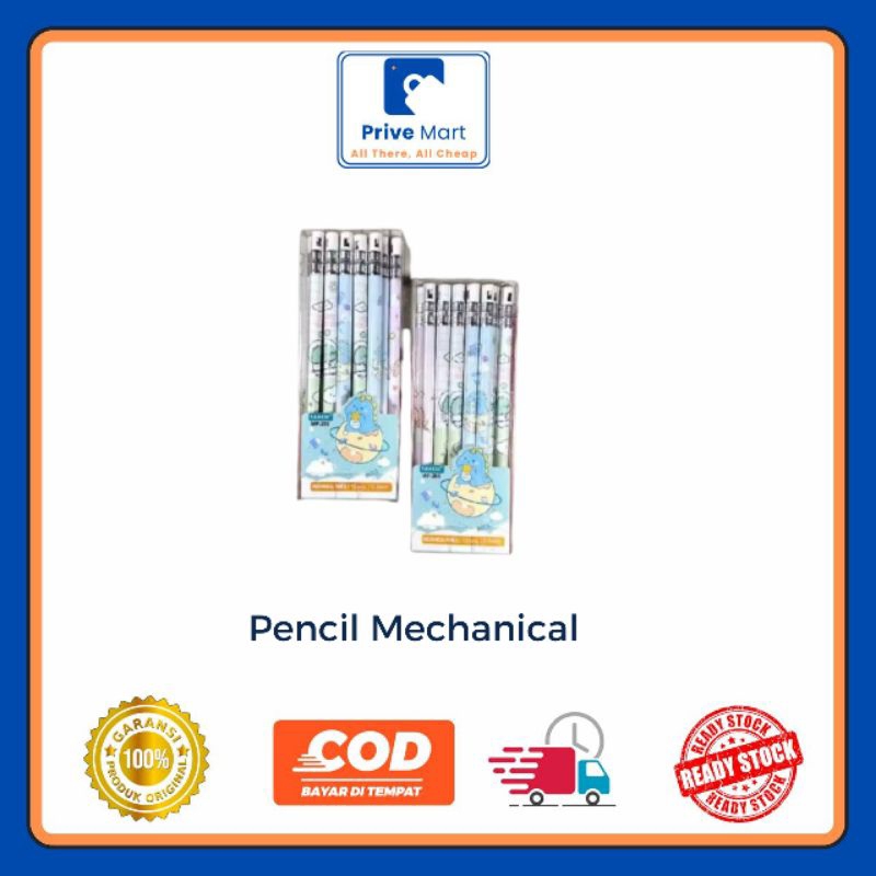 

Pencil Mechanical 12pcs (Satuan/Ecer) Prive Mart