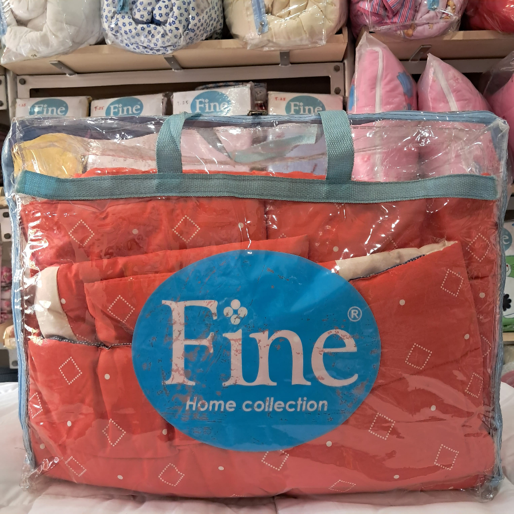 FINE HOME COLLECTION [BEDCOVER] Bedcover Single Motif Anak – Katun Lokal Halus  DIAMANTE CORAL