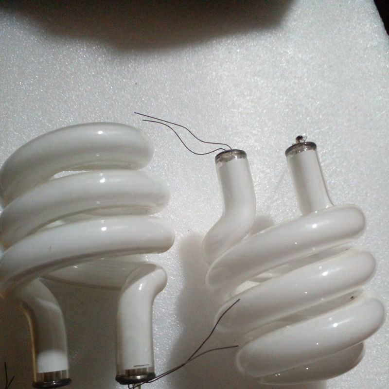 kaca lampu lhe spiral/ulir 3t bodong lokal