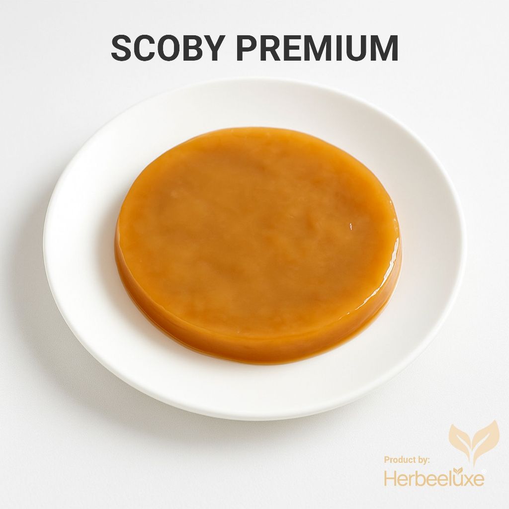 

SCOBY Kombucha Premium I Untuk Minuman Teh Fermentasi | Organik I HerbeeLuxe
