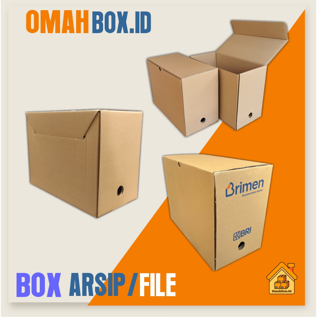 

Kardus box arsip/file 38x19x28 cm / box file / box dokument / Kardus file / kardus arsip BRI BRIMEN / BOX ARSIP BRIMEN / BOX FILE BRIMEN