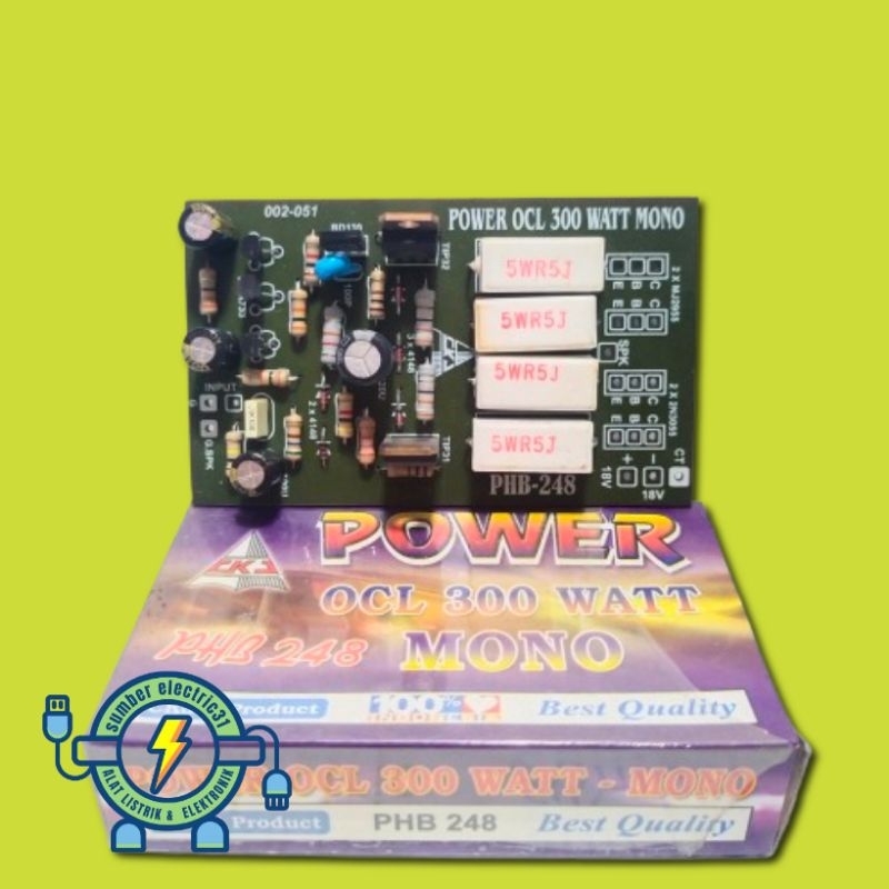 KIT DRIVER POWER AMPLIFIER OCL 300 WATT MONO PHB 248 BY CKJ