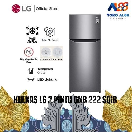 KULKAS LG 2 PINTU GN-B222SQIB
